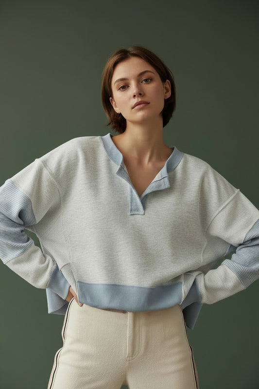 Bek Henley Sweatshirt