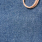 Lara Mid Waist Denim Skirt With Gingham Waist