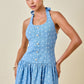 Dani Blue Dot Dress