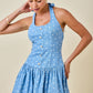 Dani Blue Dot Dress