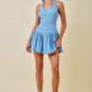 Dani Blue Dot Dress