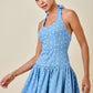Dani Blue Dot Dress