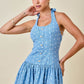 Dani Blue Dot Dress