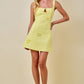 Dasha Lemon Cutout Dress