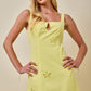 Dasha Lemon Cutout Dress