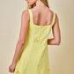 Dasha Lemon Cutout Dress