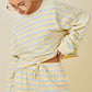 Diana Striped Long Sleeve Yellow