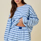 Diana Striped Long Sleeve Blue