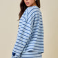 Diana Striped Long Sleeve Blue