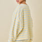 Diana Striped Long Sleeve Yellow