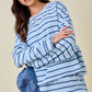 Diana Striped Long Sleeve Blue