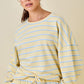 Diana Striped Long Sleeve Yellow