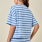 Dylan Striped Set Top Blue