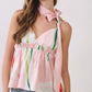 Taylor Pink Scarf Top