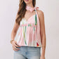 Taylor Pink Scarf Top