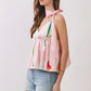 Taylor Pink Scarf Top