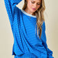 Daphne Blue Striped Top