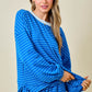 Daphne Blue Striped Top