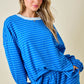 Daphne Blue Striped Top
