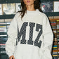 MIZ Polka Dot Mockneck