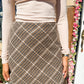 GOSSIP GIRL PLAID MINI SKIRT