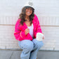 Lucy Hot Pink Cardigan