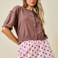Dorothy Chocolate Cardigan