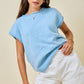 Diana Blue Cap Sleeve Sweater