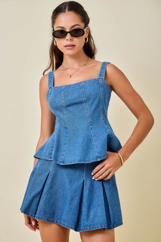Dasha Denim Set Top