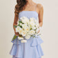 Imani Blue Linen Maxi Dress