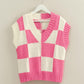 Han Checkered Sweater Vest