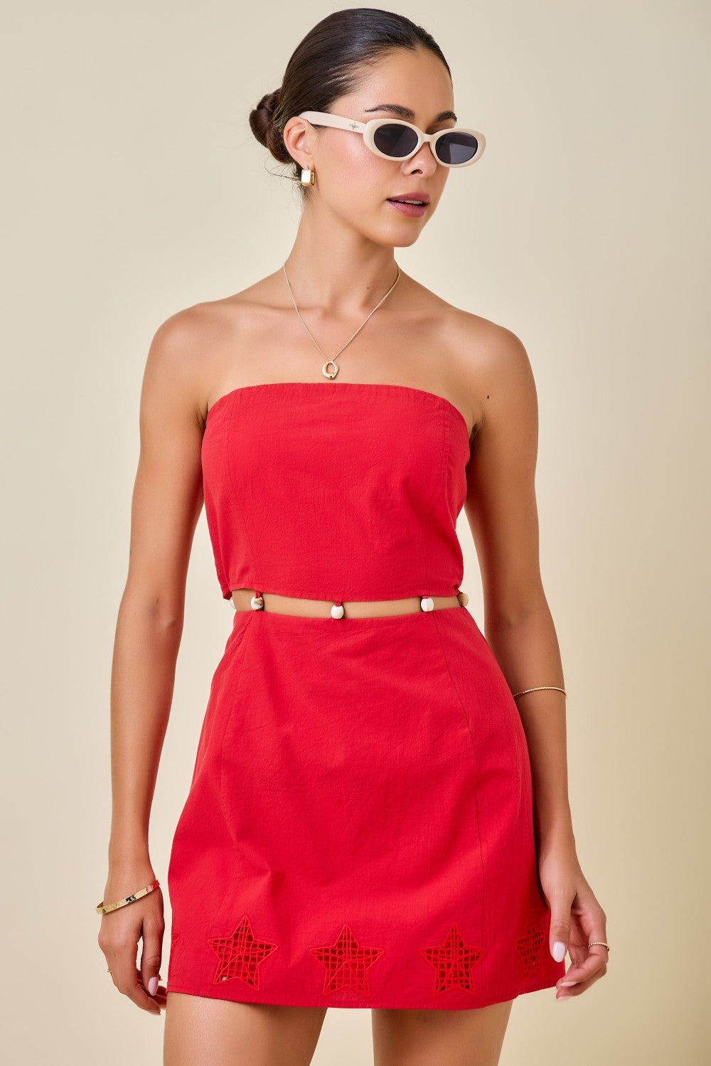 Dolly Red Star Dress