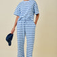 Diana Striped Pants Blue