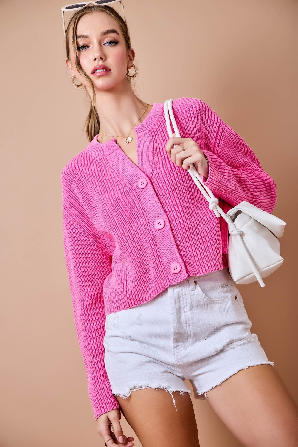 Desiree Pink Cardigan