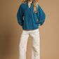 Gracie Teal Top