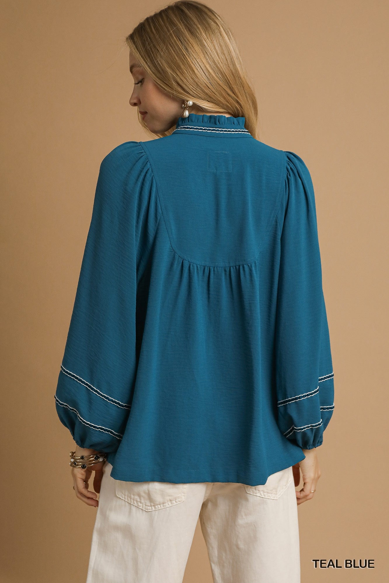Gracie Teal Top