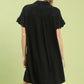 Gabriella Black Scallop Dress
