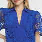 Grace Blue Lace Dress