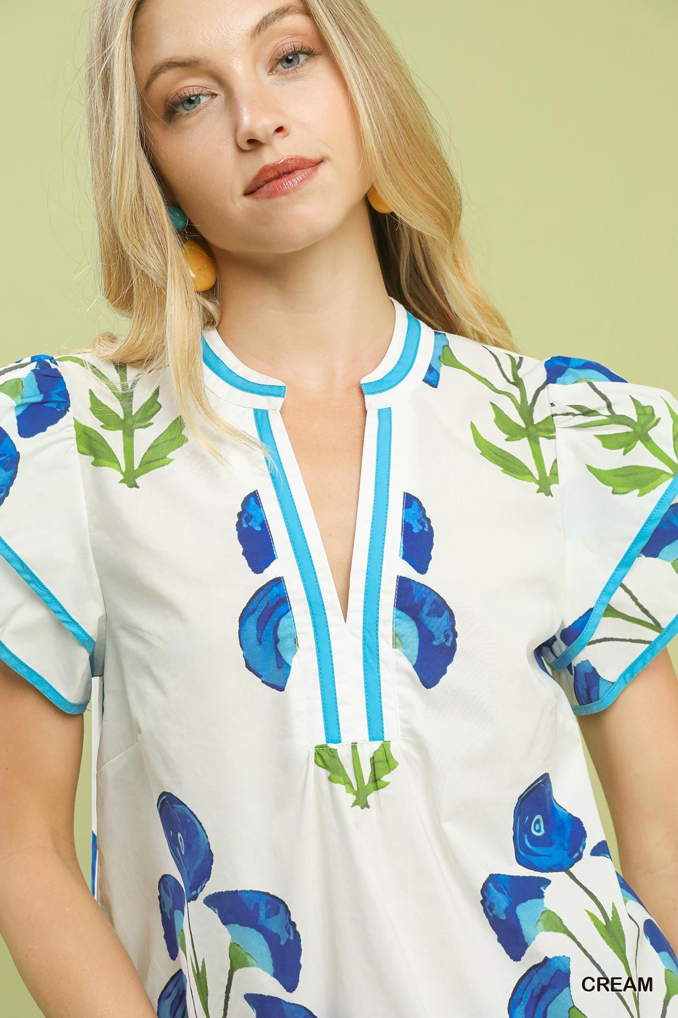 Gianna Cream Floral Top