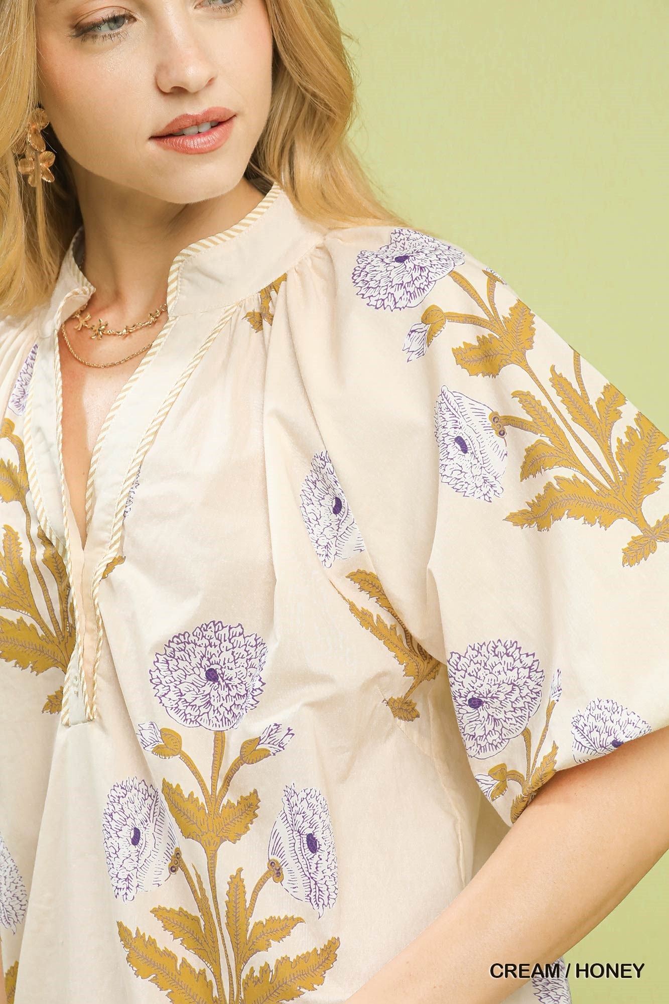 Georgina Honey Cream Top