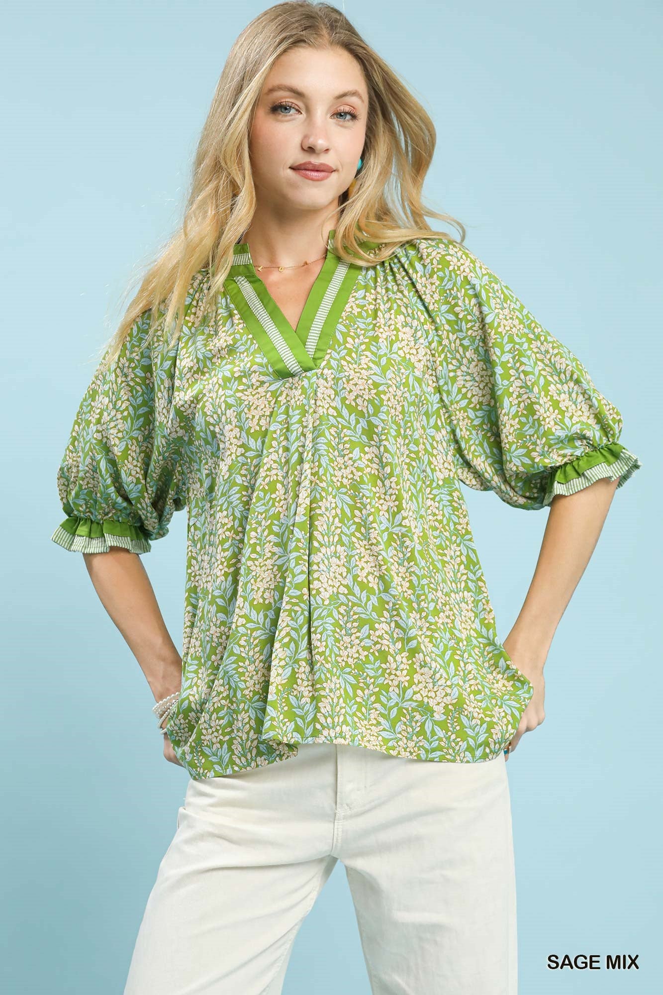 Gianna Sage Spring Top
