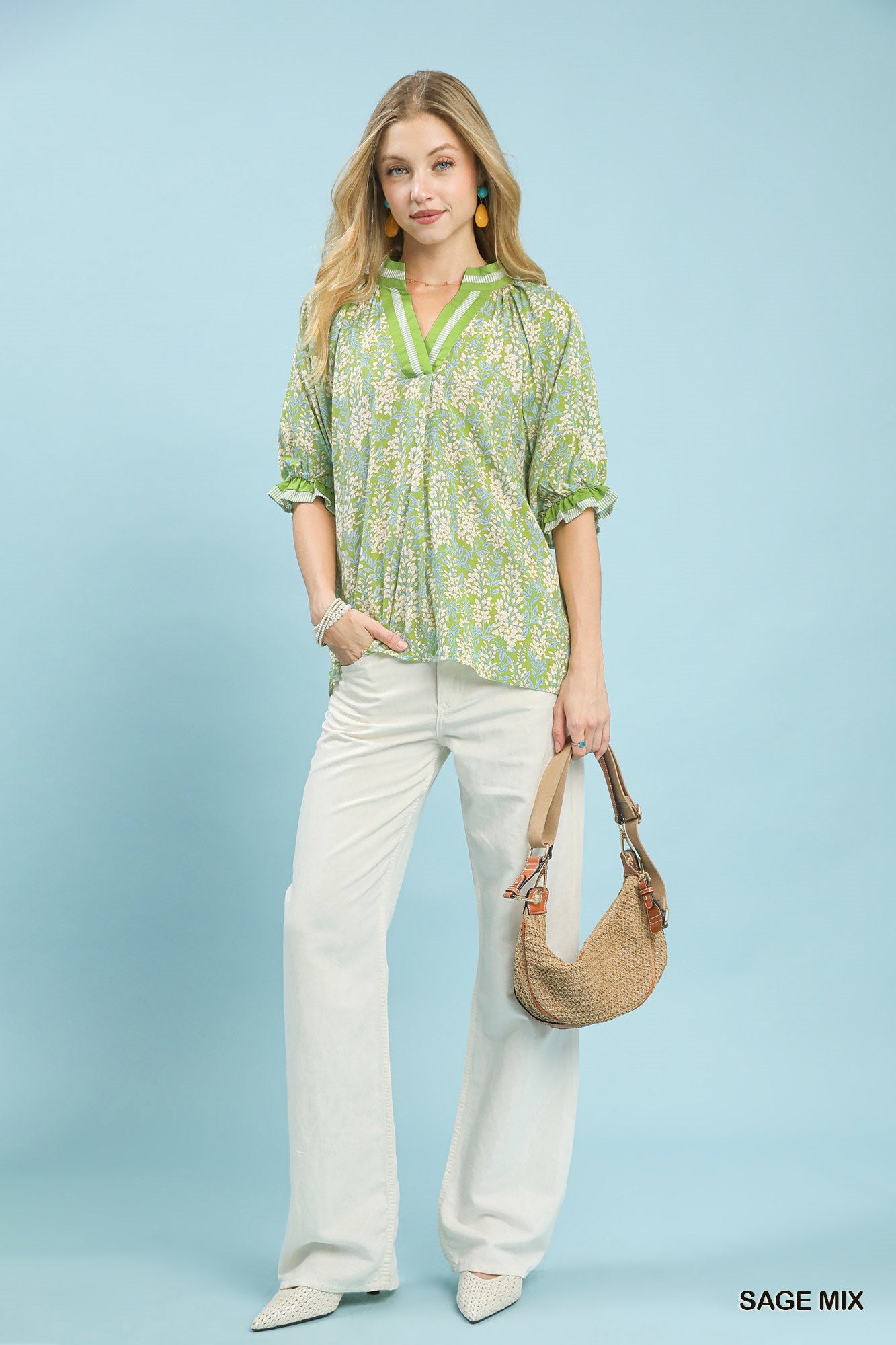 Gianna Sage Spring Top