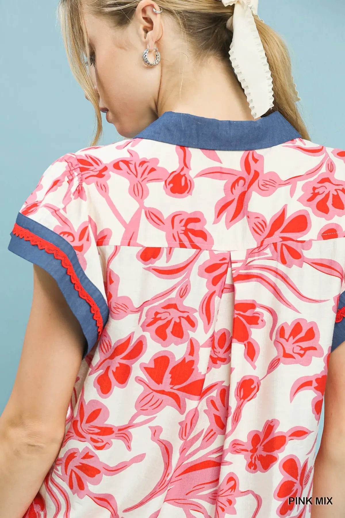 Gia Pink Mix Top