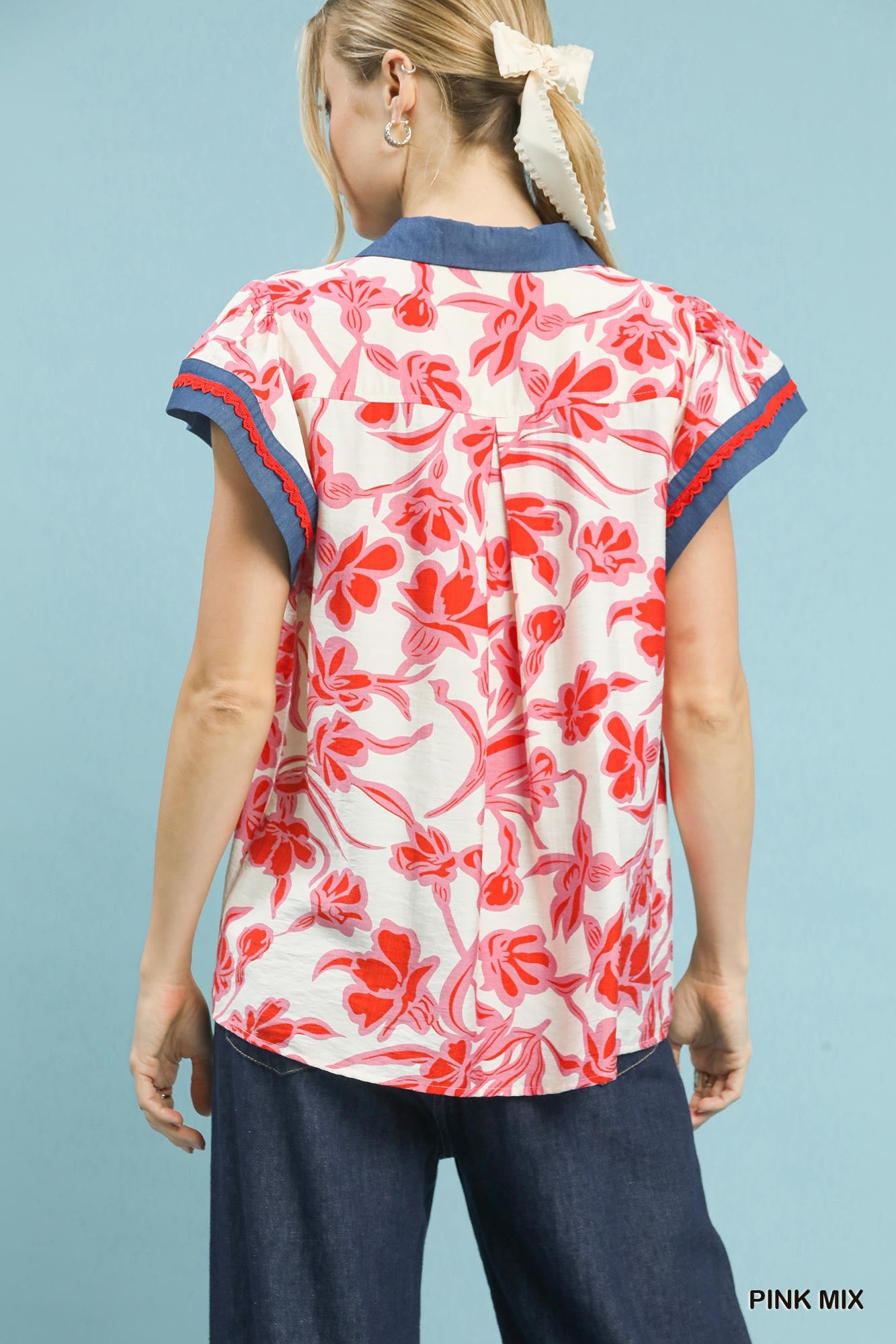 Gia Pink Mix Top
