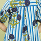 Gloria Blue Print Dress
