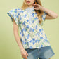 Glaia Blue Mix Top