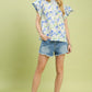 Glaia Blue Mix Top