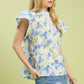 Glaia Blue Mix Top