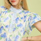 Glaia Blue Mix Top