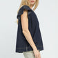 Gracelyn Dark Denim Top